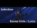 Indochine - Karma Girls ♫ Lyrics Paroles Karaoké