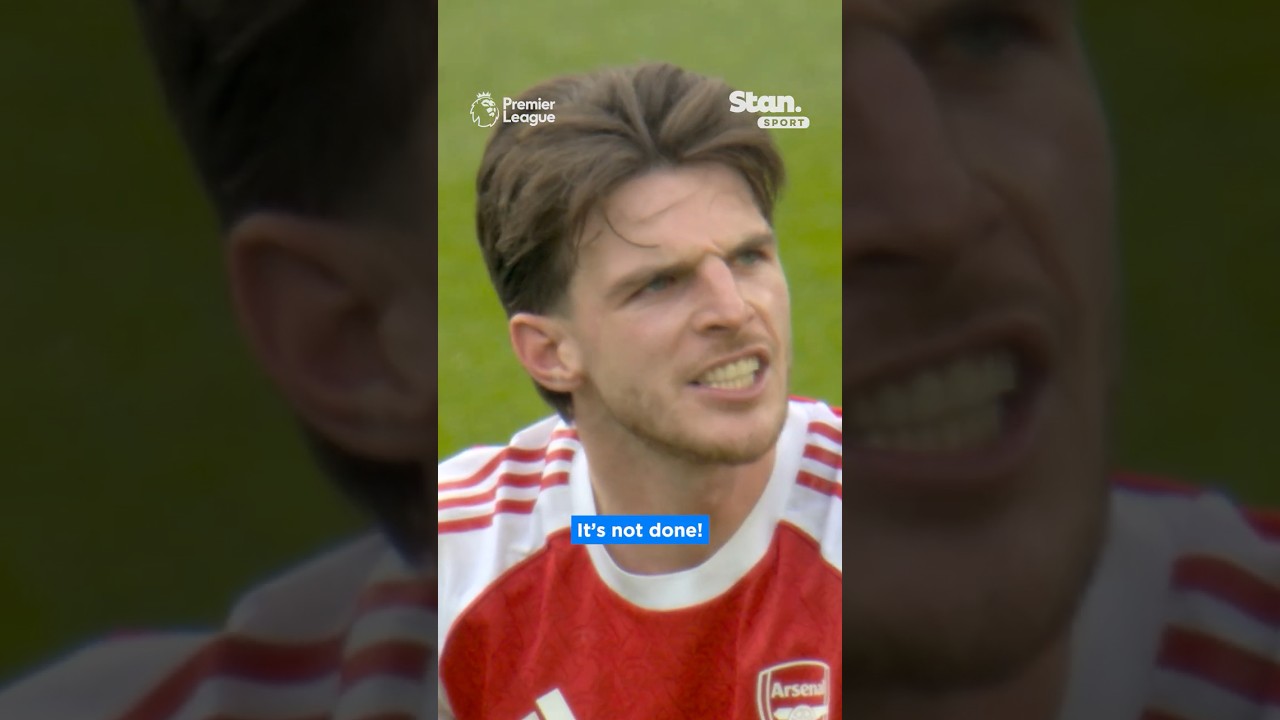 Declan Rice's post-match rally cry: '𝙄𝙏'𝙎 𝙉𝙊𝙏 𝘿𝙊𝙉𝙀