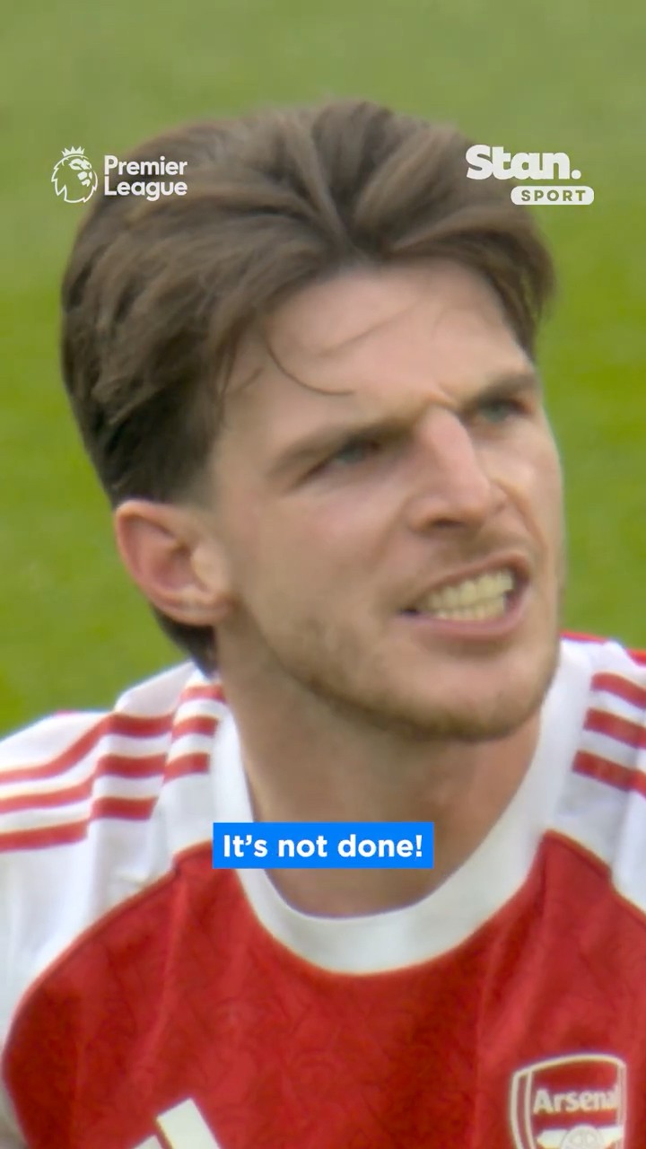 Declan Rice's post-match rally cry: '𝙄𝙏'𝙎 𝙉𝙊𝙏 𝘿𝙊𝙉𝙀
