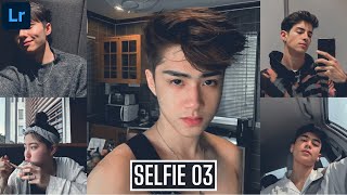 Selfie 03 Preset - Lightroom Mobile Skin Tone Friendly Preset | Black Faded Selfie screenshot 2