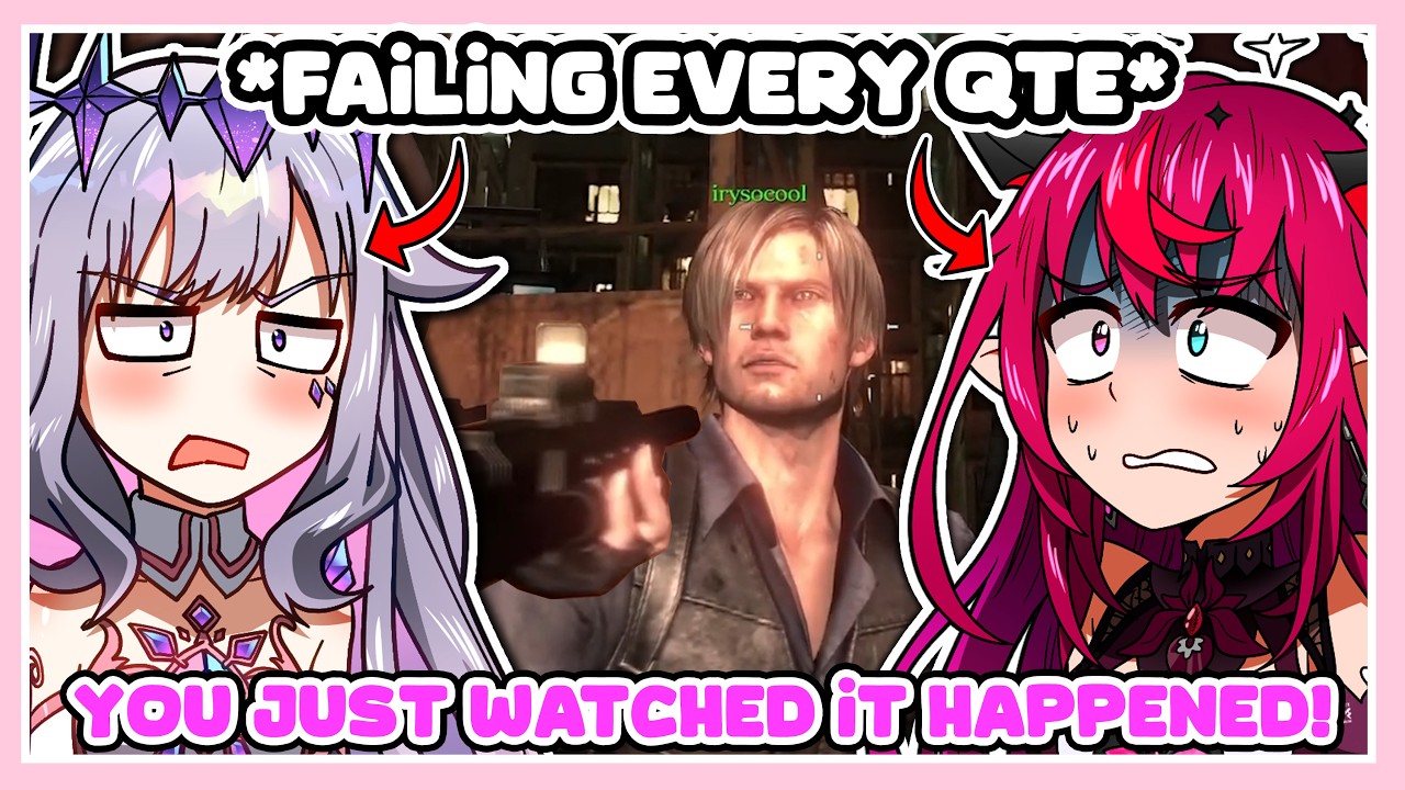 Biboo And IRyS Terrible Reaction Time Is Turning RE6 To Pure Comedy...【Koseki Bijou / HoloEN】