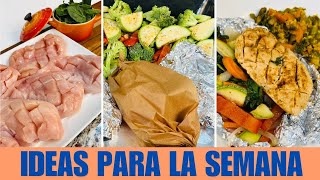 Previente Diabetes, Hígado Graso, Control de Peso e Hipertensión. PAQUETITOS DE POLLO JUGOSO. Fácil