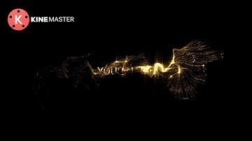 Gold Particles intro || Text Animation || Kinemaster Tutorial