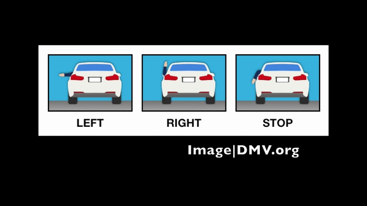 hand signals for driving