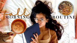 my 6am FALL MORNING ROUTINE🍂🌞☕️  | cozy * healthy * spiritual * self care