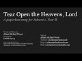 Tear Open The Heavens, Lord - Paperless song for Advent