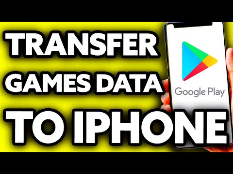 How To Transfer Google Play Games Data to IPhone ??