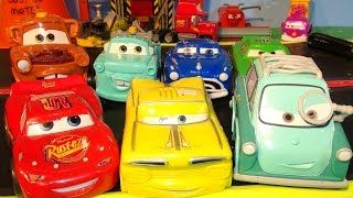 Disney Pixar Cars Shake And Go Ramone With Lightning Mcqueen Mater Doc Hudson, Professor Zee And Mor