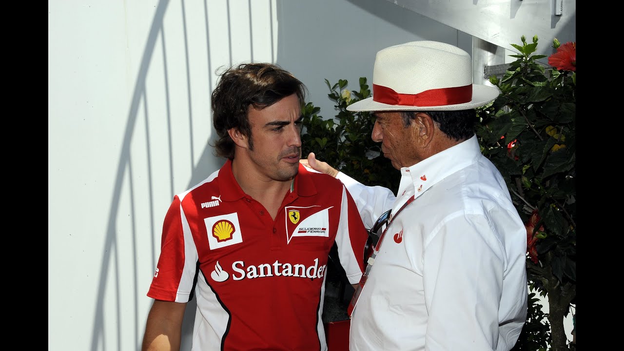 Emilio Botín, uno de los impulsores en la carrera de Fernando Alonso