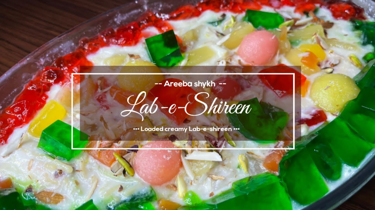 Labeshireen Recipe Shadiyon jesa lab e shireen how to make labe