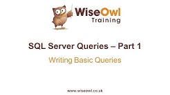 SQL Server Queries Part 1 - Writing Basic Queries - Durasi: 16.36. 