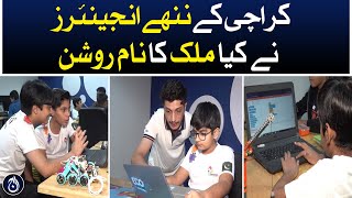 Karachi&rsquo;s young engineers made the country famous - Aaj News