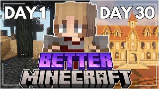 Thumbnail for I Spent 1 Month In Better Minecraft Building A Kingdom!