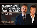 Should You Stay Married for the Kids? | Skavlan & Jordan B Peterson #shorts
