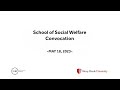 Stony Brook University 2023 School of Social Welfare Convocation