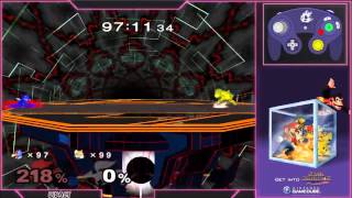 SSBM How to Ledge Tech (Read Description) In 20XX