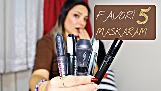 FAVORİ 5 MASKARAM | DIOR MU LOREAL Mİ ? 😵