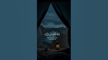 ﴿ قَدْ أَفْلَحَ مَن تَزَكَّى ﴾ القارئ عبد الرحمن مسعد | #quran