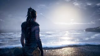 Ocean Waves and Thunder | Sound for Sleeping | Relaxing Ambience | 1 Hour | Hellblade