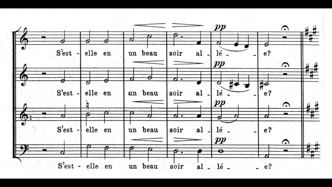Saint-Saëns - Des pas dans l'allée, Op. 141