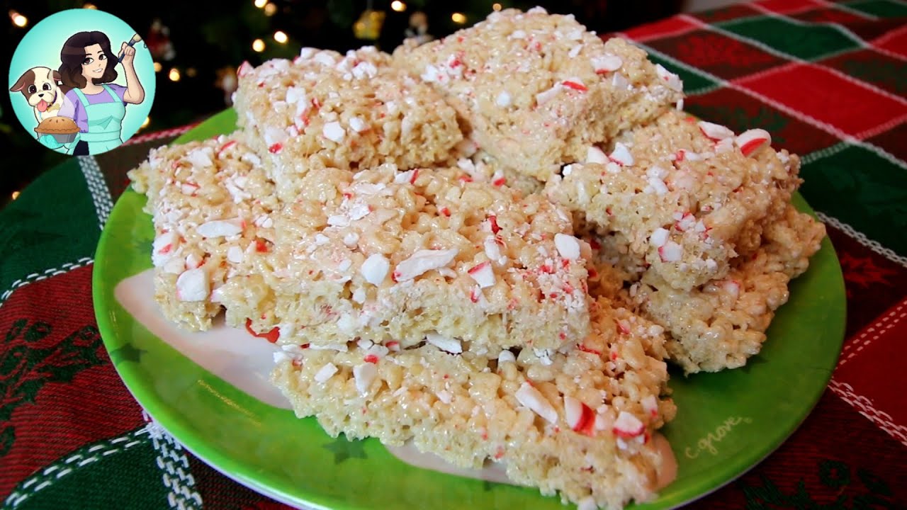 Lightened Up Peppermint Rice Krispie Treats WW Friendly (Weight