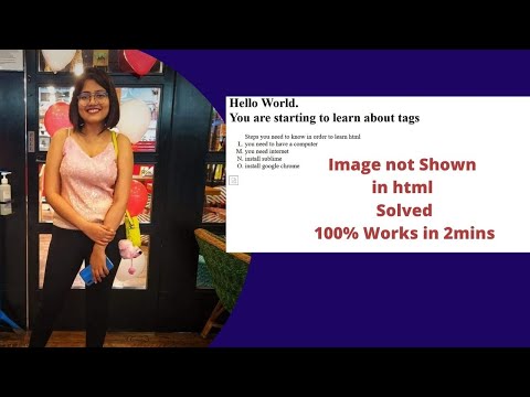 HTML IMAGE NOT SHOWN IN HTML SOLVED | 200% WORKS | Aaishwarya Guha
