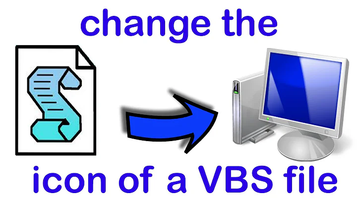 how to change icon of a vbs file