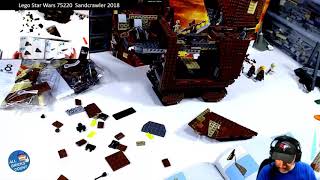 Timelapsed Build Of Lego Star Wars 75220 Sandcrawler 2018 Pt 3