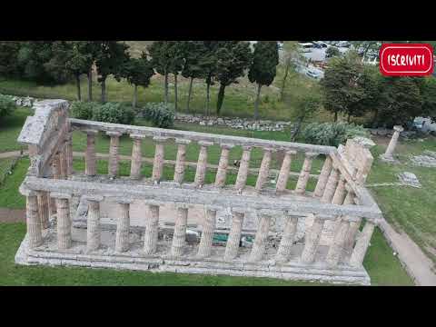 Tempio Athena Paestum Salerno | Drone Luca a mano libera