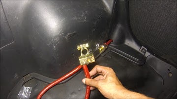 Battery Relocation to Trunk EP3 RSX!