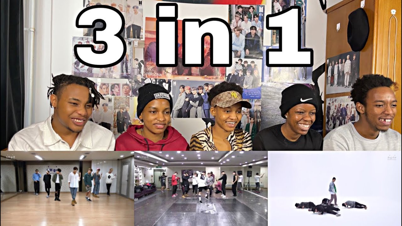 BTS (방탄소년단) '좋아요 Part 2'+  '진격의 방탄 (Attack on BTS)+ 2019 MMA 'Dionysus'  Dance Practice (REACTION)
