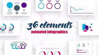 36 Infographics Elements After Effects Templates