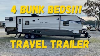 Very affordable travel trailer!  This one sleeps 10! Camper Tours