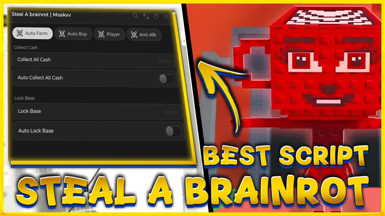 Steal A Brainrot Script *NO KEY* - Noclip Base Lasers, Steal Best