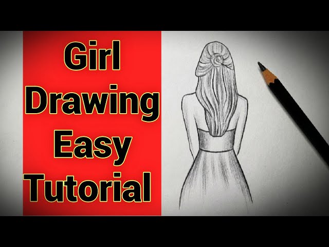 How To Draw A Girl Step By Step 👧 Girl Drawing Easy 