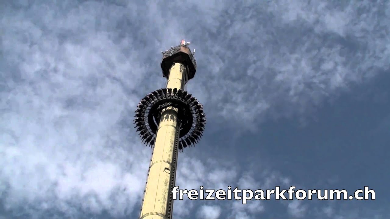 Wie Hoch Ist Der Freefall Tower Im Heidepark Scream Freefall-Tower im Heidepark by Freizeitparkforum.ch - YouTube