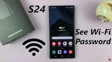 Samsung Galaxy S24 / S24 Ultra - How To See Wi-Fi Password