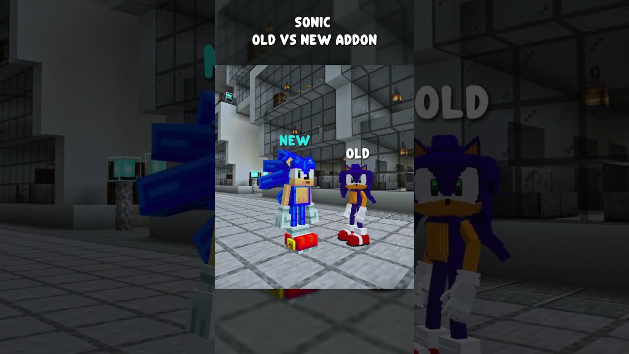 Sonic Characters Old Vs New Addon Shorts