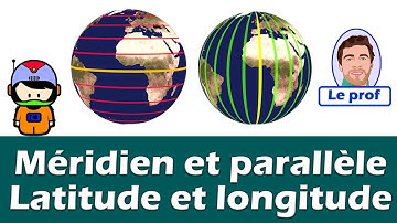 Se repérer sur Terre : Méridien, parallèle,  latitude et longitude (SNT, 1ère enseignement scientifi