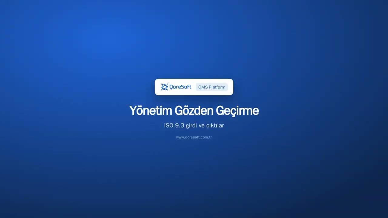 Yönetim Gözden Geçirme — tanıtım videosu