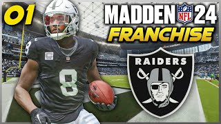 Madden 24 Franchise Rebuild Ep 1 - Taking over The Las Vegas Raiders