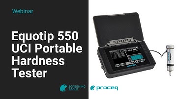 Equotip 550 UCI Portable Hardness Tester I Webinar