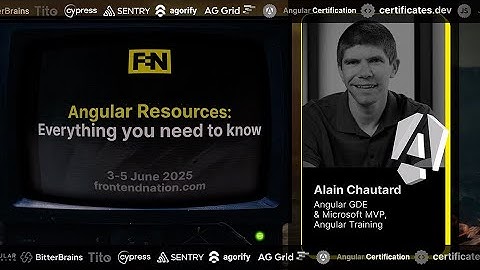 Frontend Nation 2025: Angular Resources: Everything you need to know by Alain Chautard