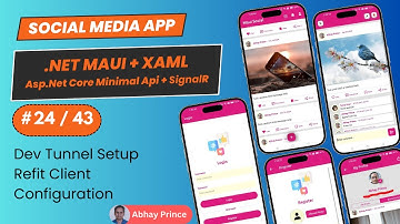 # 24 of 43 - Build Fullstack Social Media App .NET MAUI XAML + Asp.Net Core Minimal Api + SignalR