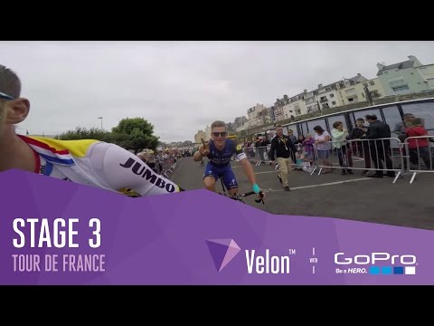 Tour de France 2016: Stage 3 on-board highlights