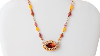 Luxor Marquise Bezel - DIY Jewelry Making Tutorial by PotomacBeads