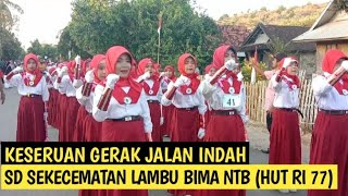 GERAK JALAN INDAH SD SEKECEMATAN LAMBU BIMA NTB (HUT RI 77)