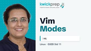 Vim Editor: Modes, Editing, Save and Quit | GSEB Std 11