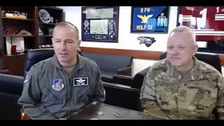 Air and Space Warfighters in Action Welcomes Lt Gen Scott Pleus and CMSgt Philip Hudson