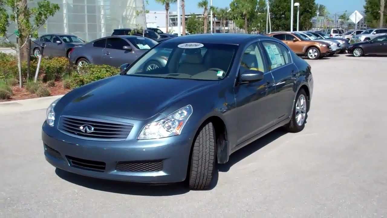 2009 Infiniti G37 Sedan Used Car Dealer Fort Myers FL YouTube